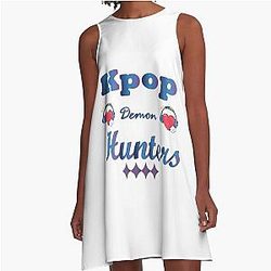 Kpop Demon Hunters - Heart with Headphones Aesthetic Dress