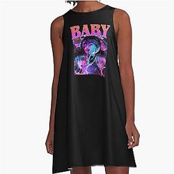 Baby Jinu Saja Boys Kpop Demon Hunters A Line Dress