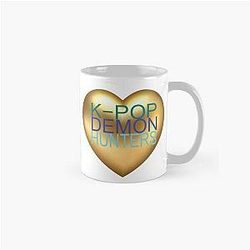 Kpop Demon Hunters Golden Heart KDH Aesthetic Fan Design Classic Mug