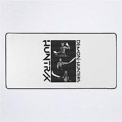 K-pop Demon Hunters Black Art Desk Mat