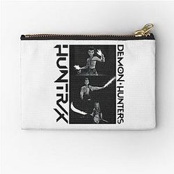 K-pop Demon Hunters Black Art Zipper Pouch