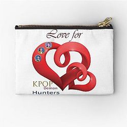 Love for Kpop Demon Hunters - Aesthetic Design Kpop Fanart Zipper Pouch