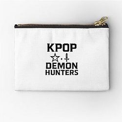 Kpop Demon Hunters Star or Sword V.1 Black Zipper Pouch