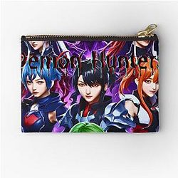 Kpop Demon Hunters Full Cast Fanart Kdrama Vibes Zipper Pouch