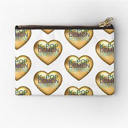 Kpop Demon Hunters - Golden Heart Art - KDH Aesthetic Fan Design Zipper Pouch