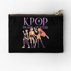 Kpop Demon Hunters Inspired Minimalist Style Zipper Pouch