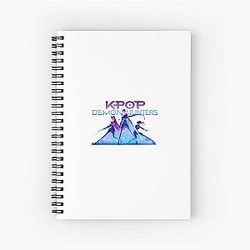 K-pop Demon Hunters Sticker Spiral Notebook