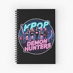 K-Pop Demon Hunters: Supernatural Spiral Notebook