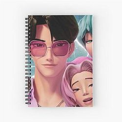 Saja Boys K-pop Spiral Notebook