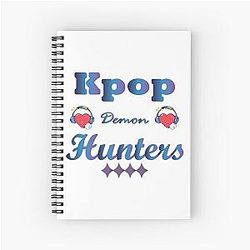 Kpop Demon Hunters - Heart Headphones Notebook