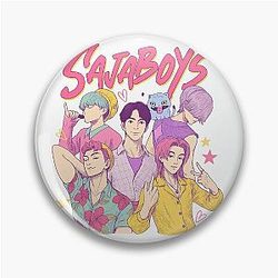Saja Boys Band, Kpop Demon Hunters, Bootleg Retro, Demon Hunters Pin