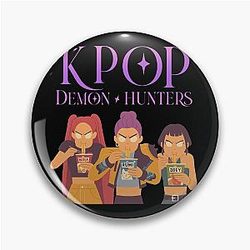 K-Pop Demon Hunters Fan Art Pin