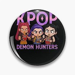 K-pop Demon Hunters Inspired CHIBI Pin