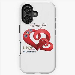 Love for Kpop Demon Hunters - Aesthetic Design Emotional Kpop Fanart iPhone Case
