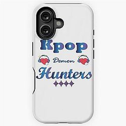 Kpop Demon Hunters – Heart with Headphones - KDH Music Art Aesthetic iPhone Case