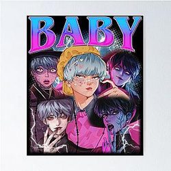 Baby Saja Boys Kpop Demon Hunters Poster