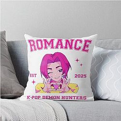 Romance Saja Boys Kpop Demon Hunters Throw Pillow