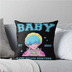 BABY Saja Boys Kpop Demon Hunters Throw Pillow