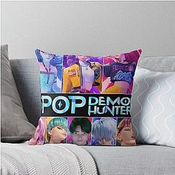 Kpop Demon Hunters Saja Boys Throw Pillow