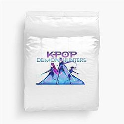 Kpop Demon Hunters Sticker Duvet Cover
