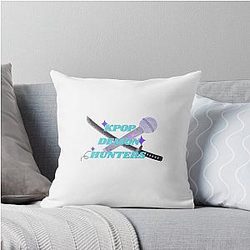 K-pop Demon Sticker Throw Pillow