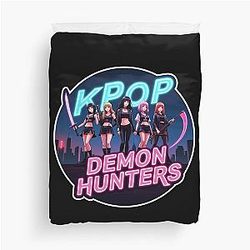 K-Pop Demon Hunters: Supernatural Duvet Cover