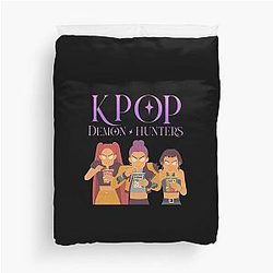 Kpop Demon Hunters Fan Art Duvet Cover