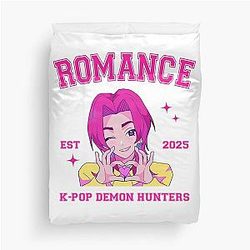 ROMANCE Saja Kpop Demon Hunters Duvet Cover