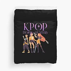 K-pop Demon Hunters Minimalist Style Duvet Cover