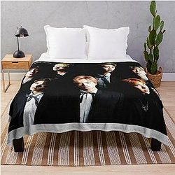 BTS Group Photo Throw Blanket