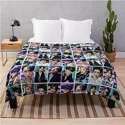Stray Kids The Sound Skz Skzoo Stay Felix Bang Chan Hyunjin Lee Know Changbin I.N. Seungmin Han Throw Blanket