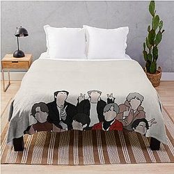 kpop bts Throw Blanket