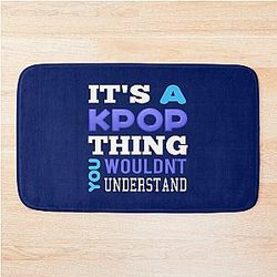 A KPOP THING - blue Bath Mat