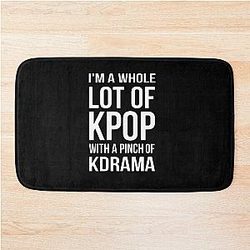 Eine Menge KPOP - BLACK Badematte