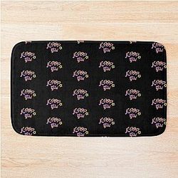 Kpop Girl Cute design KPop T-shirt Funny South Korean Tee Bath Mat