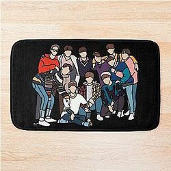Kpop wanna one fanart Bath Mat