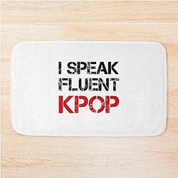 I SPEAK FLUTER KPOP Badematte
