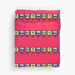 EAT SLEEP KPOP - PINK Duvet Cover