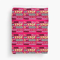 GOOD THING ÜBER KPOP - PINK Duvet Cover