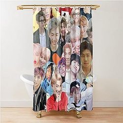 RM BTS collage Shower Curtain