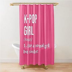 KPop Mädchen Definition KPop für Frauen Duschvorhang