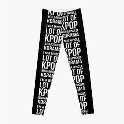 A LOT OF KPOP - BLACK Leggings