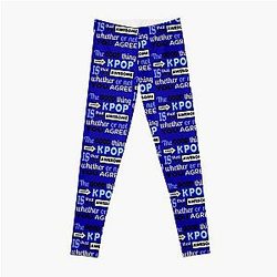 GOOD THING ABOUT KPOP - BLUE Leggings