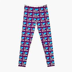 I LOVE MY KPOP - Purple Leggings