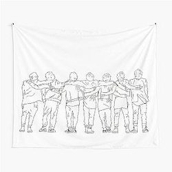 BTS ON Map of the Soul 7 mv design Tapestry