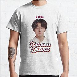 Princess Diana Jungkook kpop retro meme Classic T-Shirt