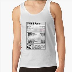 TWICE Kpop Nutritional Facts Tank Top