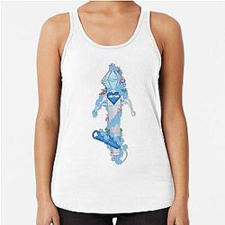 ARTMS Floral Lightstick kpop  Racerback Tank Top