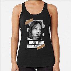 Choi Soo Young Girls Generation SNSD Sooyoung Korean Kpop Monochrome Stripe Design Racerback Tank Top