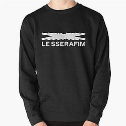 Le Sserafim KPop HD Logo Pullover Sweatshirt